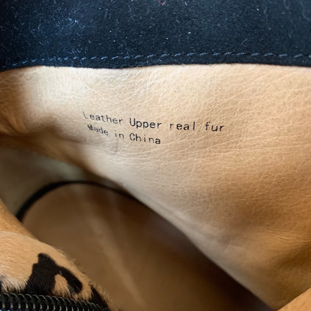 L.A.M.B. Leopard Print Booties - image 7